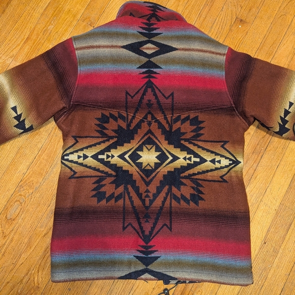 VTG Pendleton High Grade Southwestern Wool Western Wear Mid Length Jacket 🐎 - Picture 2 of 8